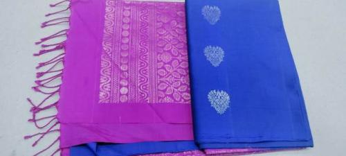 SOFT SILK SAREE WITH BLOUSE